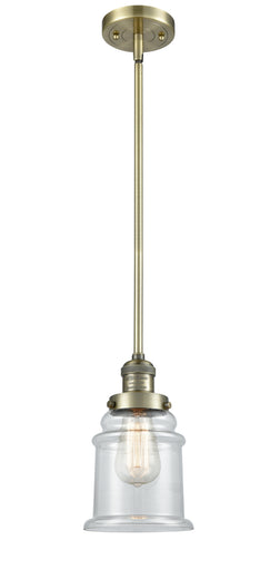 Franklin Restoration One Light Mini Pendant Antique Brass
