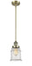 Innovations - 201S-AB-G184 - One Light Mini Pendant - Franklin Restoration - Antique Brass