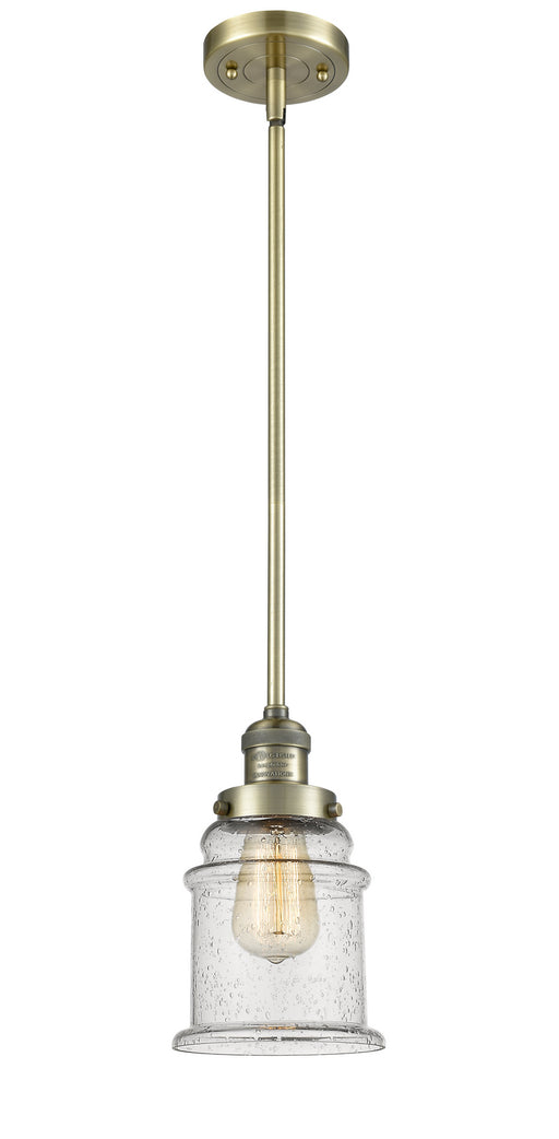 Innovations - 201S-AB-G184 - One Light Mini Pendant - Franklin Restoration - Antique Brass