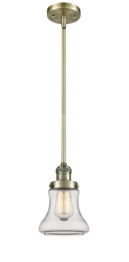 Franklin Restoration One Light Mini Pendant Antique Brass