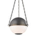 Hudson Valley - MDS750-DB - Two Light Pendant - Sphere No.2 - Distressed Bronze
