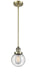 Innovations - 201S-AB-G204-6 - One Light Mini Pendant - Franklin Restoration - Antique Brass