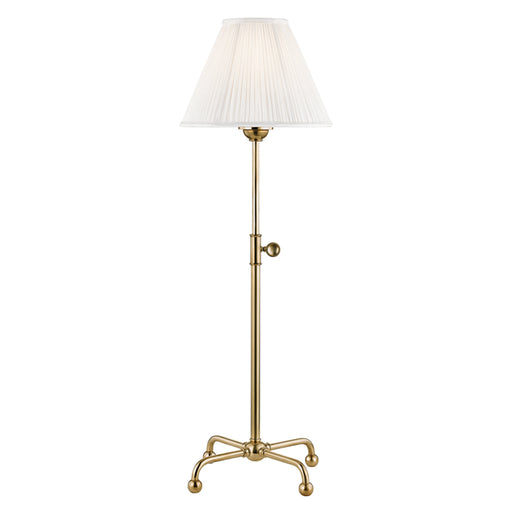 Hudson Valley - MDSL107-AGB - One Light Table Lamp - Classic No.1 - Aged Brass