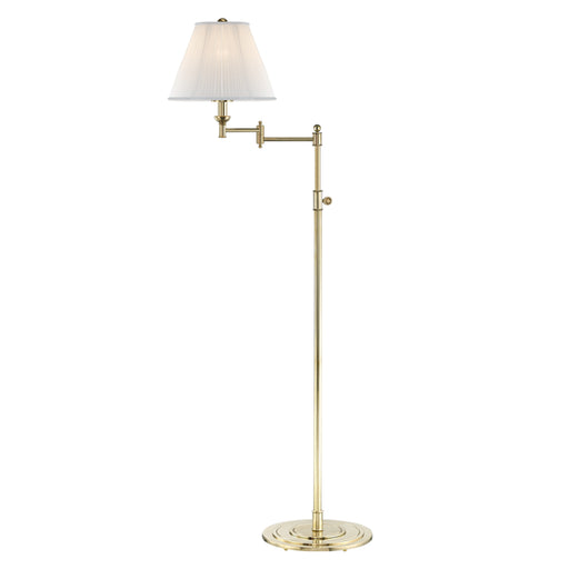 Hudson Valley - MDSL601-AGB - One Light Floor Lamp - Signature No.1 - Aged Brass