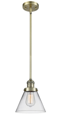 Franklin Restoration One Light Mini Pendant Antique Brass