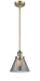 Innovations - 201S-AB-G43 - One Light Mini Pendant - Franklin Restoration - Antique Brass