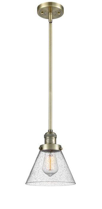 Innovations - 201S-AB-G44-LED - LED Mini Pendant - Franklin Restoration - Antique Brass