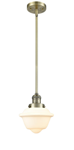 Franklin Restoration One Light Mini Pendant Antique Brass