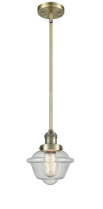 Innovations - 201S-AB-G534 - One Light Mini Pendant - Franklin Restoration - Antique Brass