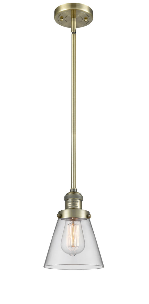 Innovations - 201S-AB-G62 - One Light Mini Pendant - Franklin Restoration - Antique Brass