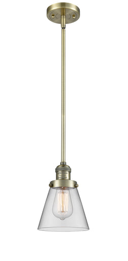 Franklin Restoration One Light Mini Pendant Antique Brass