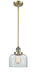 Innovations - 201S-AB-G72 - One Light Mini Pendant - Franklin Restoration - Antique Brass