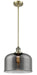 Innovations - 201S-AB-G73-L-LED - LED Mini Pendant - Franklin Restoration - Antique Brass