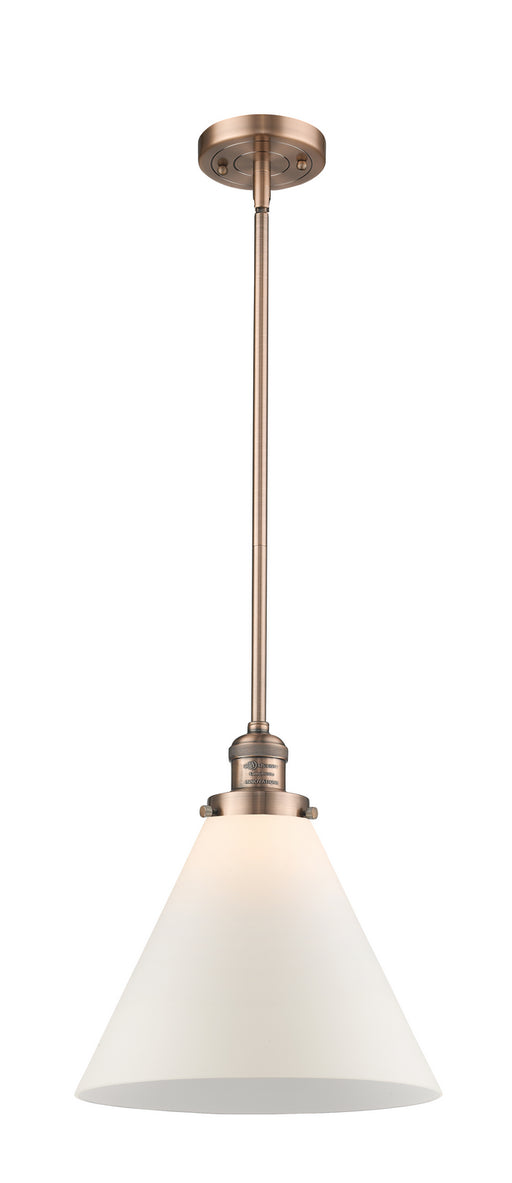 Innovations - 201S-AC-G41-L - One Light Mini Pendant - Franklin Restoration - Antique Copper