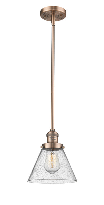 Innovations - 201S-AC-G44-LED - LED Mini Pendant - Franklin Restoration - Antique Copper