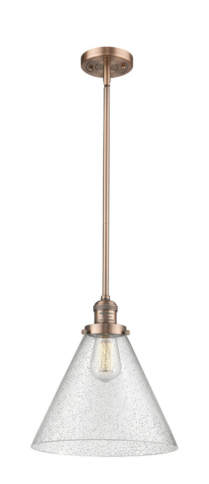 Innovations - 201S-AC-G44-L-LED - LED Mini Pendant - Franklin Restoration - Antique Copper