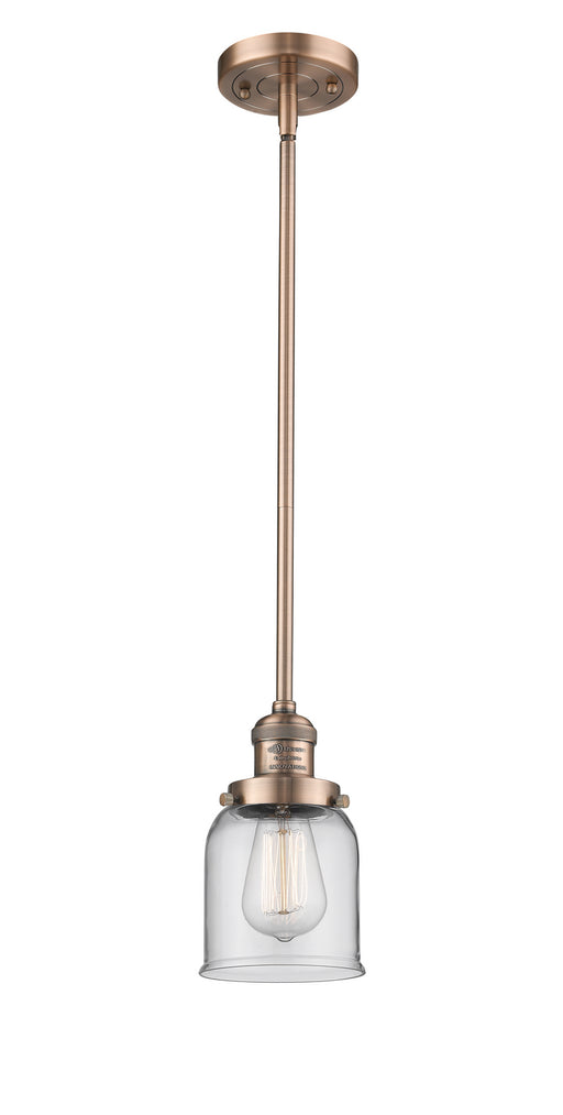 Innovations - 201S-AC-G52-LED - LED Mini Pendant - Franklin Restoration - Antique Copper