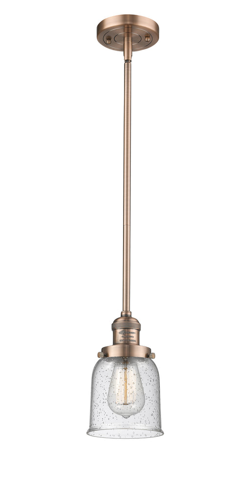 Innovations - 201S-AC-G54-LED - LED Mini Pendant - Franklin Restoration - Antique Copper