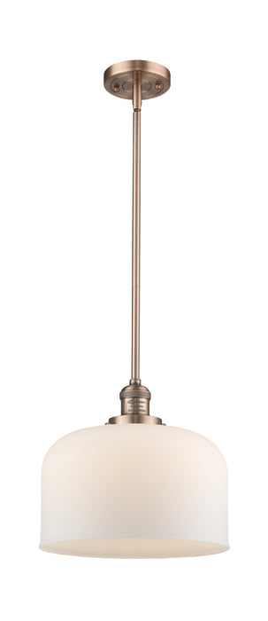 Innovations - 201S-AC-G71-L - One Light Mini Pendant - Franklin Restoration - Antique Copper