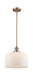 Innovations - 201S-AC-G71-L - One Light Mini Pendant - Franklin Restoration - Antique Copper