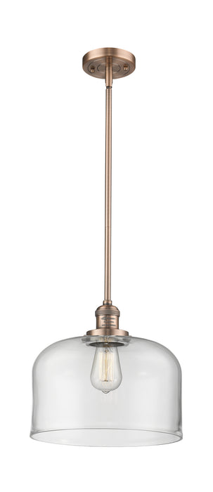 Innovations - 201S-AC-G72-L - One Light Mini Pendant - Franklin Restoration - Antique Copper