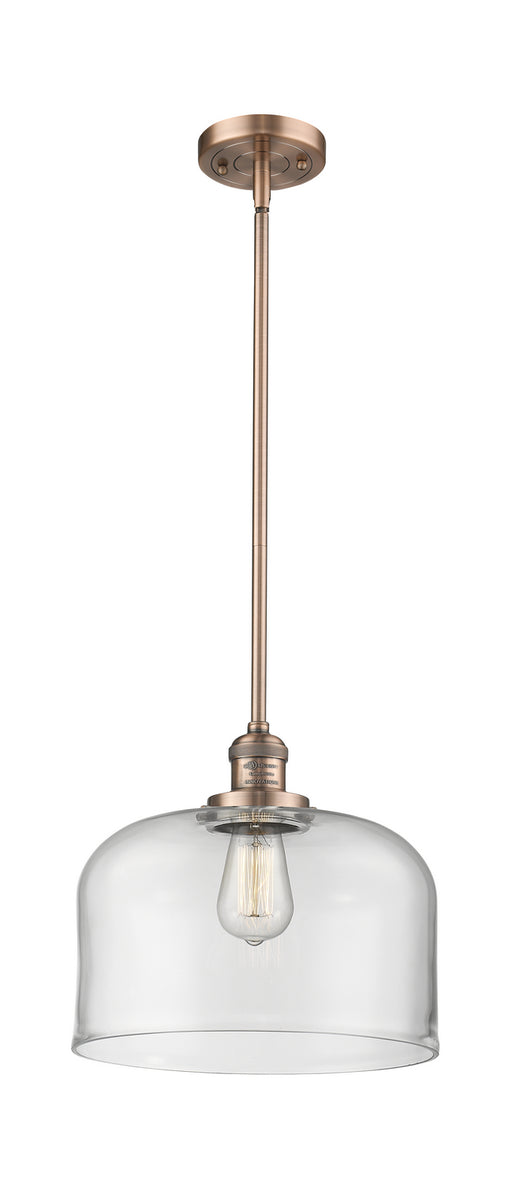 Innovations - 201S-AC-G72-L - One Light Mini Pendant - Franklin Restoration - Antique Copper