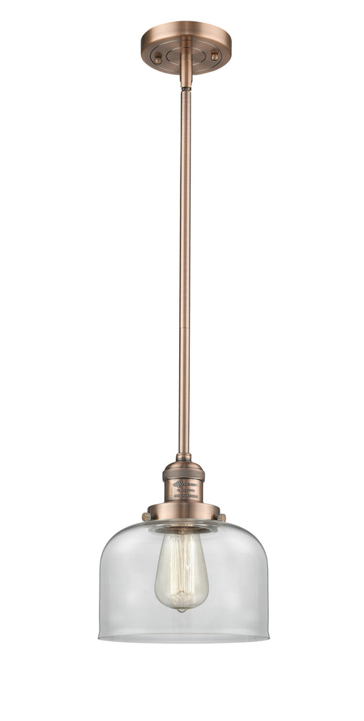 Innovations - 201S-AC-G72-LED - LED Mini Pendant - Franklin Restoration - Antique Copper