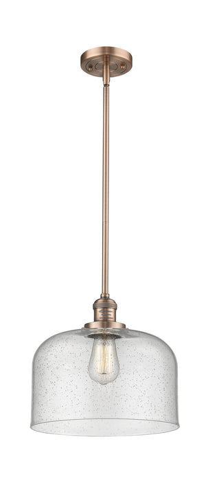 Innovations - 201S-AC-G74-L - One Light Mini Pendant - Franklin Restoration - Antique Copper