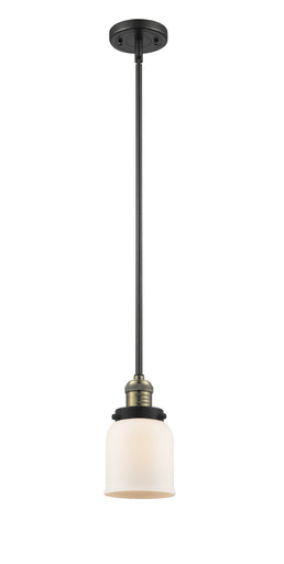 Franklin Restoration LED Mini Pendant Black Antique Brass
