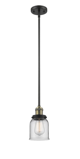 Franklin Restoration LED Mini Pendant Black Antique Brass