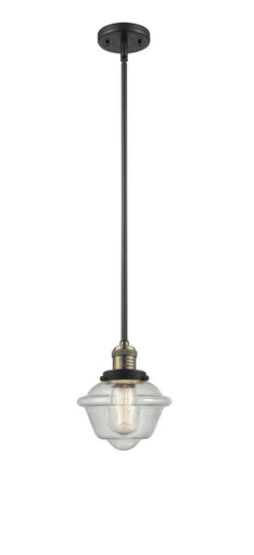 Franklin Restoration LED Mini Pendant Black Antique Brass