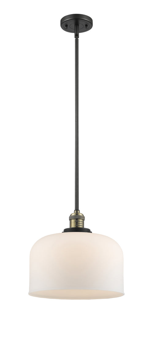 Innovations - 201S-BAB-G71-L - One Light Mini Pendant - Franklin Restoration - Black Antique Brass