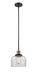 Innovations - 201S-BAB-G72-LED - LED Mini Pendant - Franklin Restoration - Black Antique Brass