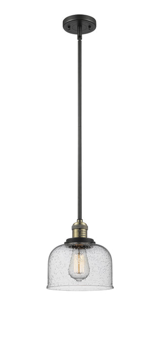 Innovations - 201S-BAB-G74 - One Light Mini Pendant - Franklin Restoration - Black Antique Brass