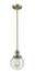 Innovations - 201S-BB-G204-6 - One Light Mini Pendant - Franklin Restoration - Brushed Brass