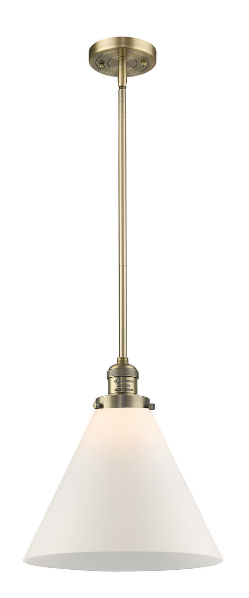 Innovations - 201S-BB-G41-L-LED - LED Mini Pendant - Franklin Restoration - Brushed Brass