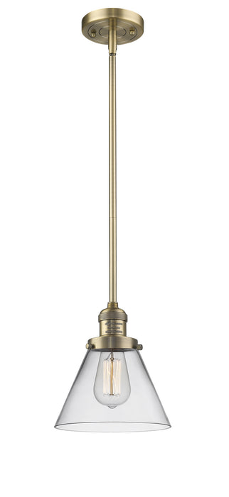 Innovations - 201S-BB-G42-LED - LED Mini Pendant - Franklin Restoration - Brushed Brass