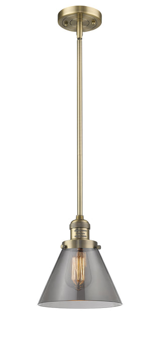Innovations - 201S-BB-G43-LED - LED Mini Pendant - Franklin Restoration - Brushed Brass