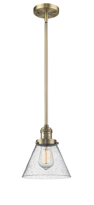 Innovations - 201S-BB-G44 - One Light Mini Pendant - Franklin Restoration - Brushed Brass