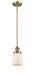 Innovations - 201S-BB-G51-LED - LED Mini Pendant - Franklin Restoration - Brushed Brass