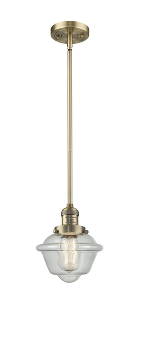 Innovations - 201S-BB-G534 - One Light Mini Pendant - Franklin Restoration - Brushed Brass
