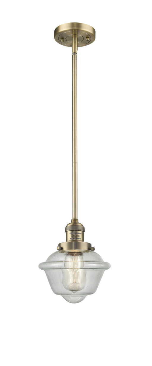 Innovations - 201S-BB-G534 - One Light Mini Pendant - Franklin Restoration - Brushed Brass