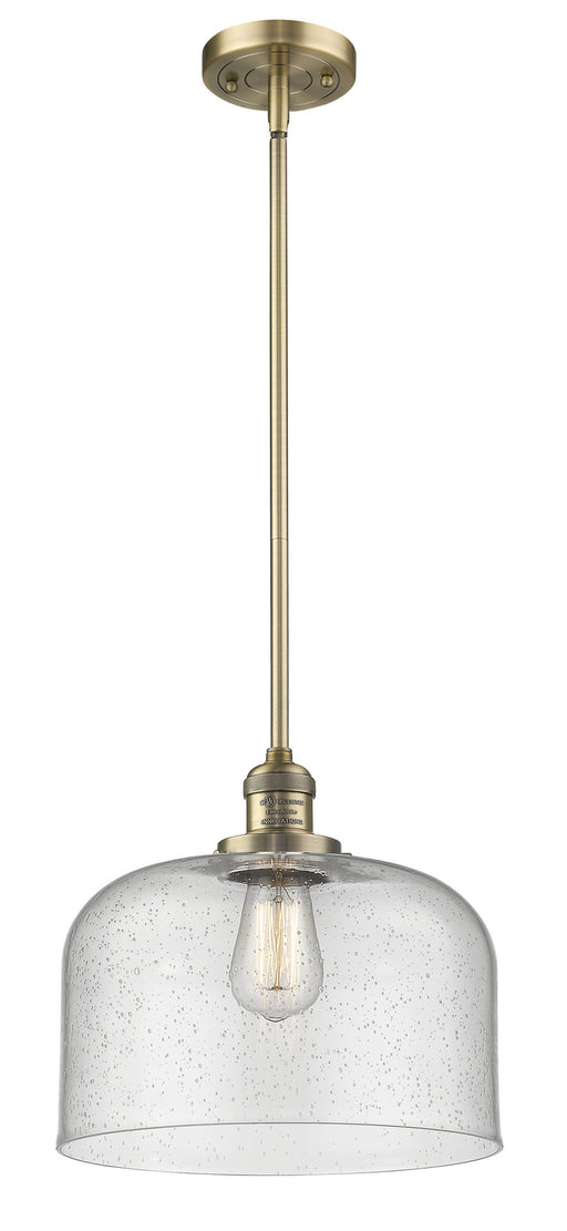 Innovations - 201S-BB-G74-L - One Light Mini Pendant - Franklin Restoration - Brushed Brass