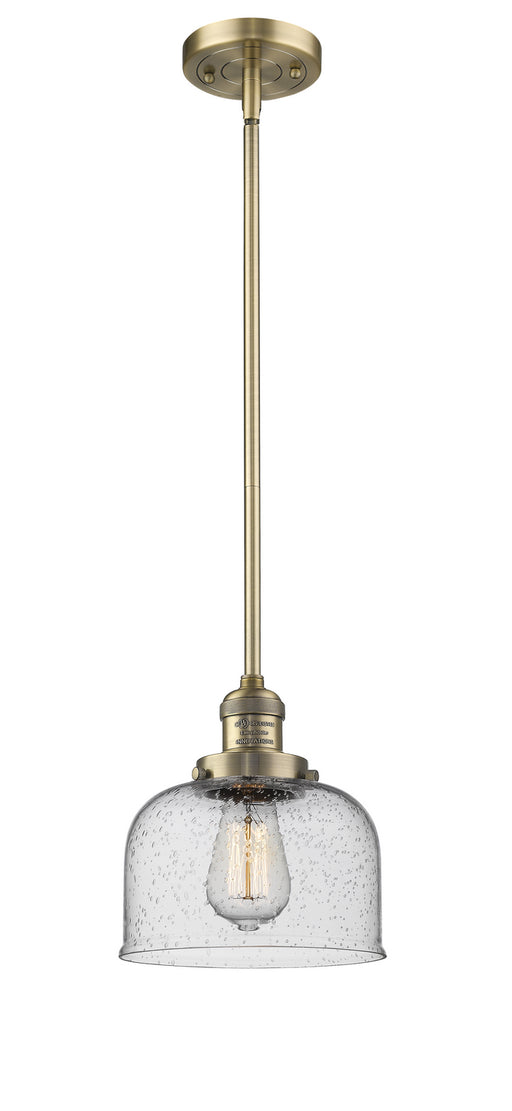 Innovations - 201S-BB-G74-LED - LED Mini Pendant - Franklin Restoration - Brushed Brass