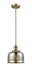 Innovations - 201S-BB-G78 - One Light Mini Pendant - Franklin Restoration - Brushed Brass