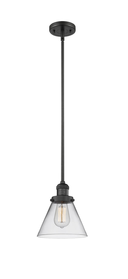 Innovations - 201S-BK-G42 - One Light Mini Pendant - Franklin Restoration - Matte Black