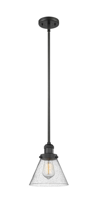 Innovations - 201S-BK-G44-LED - LED Mini Pendant - Franklin Restoration - Matte Black