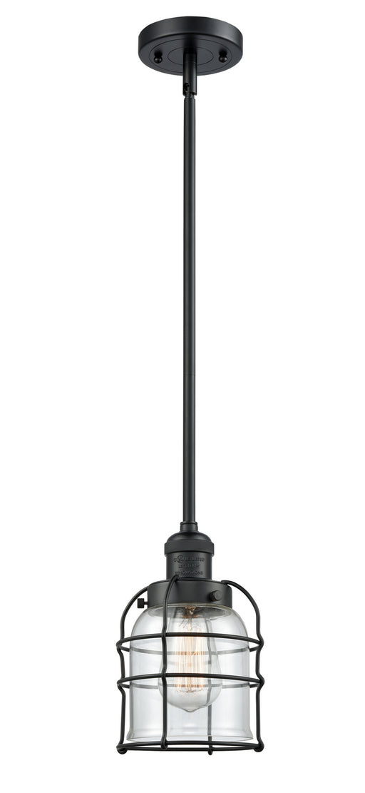 Innovations - 201S-BK-G52-CE - One Light Mini Pendant - Franklin Restoration - Matte Black