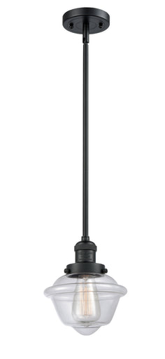 Franklin Restoration One Light Mini Pendant Matte Black