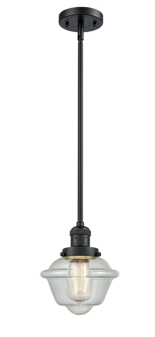 Innovations - 201S-BK-G534 - One Light Mini Pendant - Franklin Restoration - Matte Black